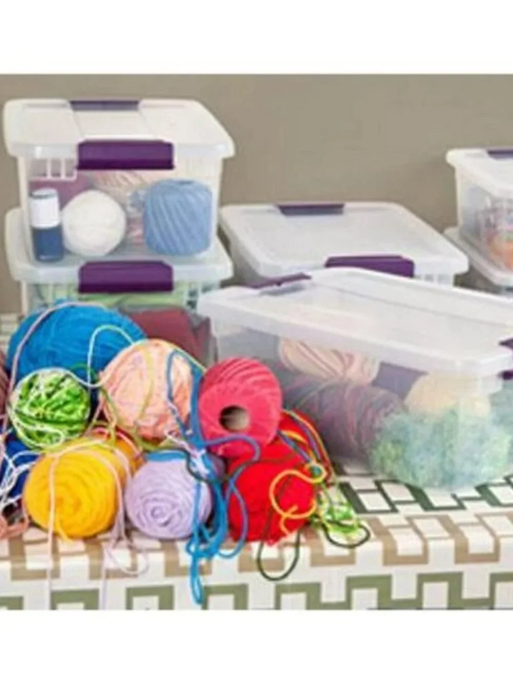 Sterilite 15 Qt ClearView Latch Boxes – 3 Pack, Stackable Storage Bins